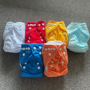 Unisex cloth diapers